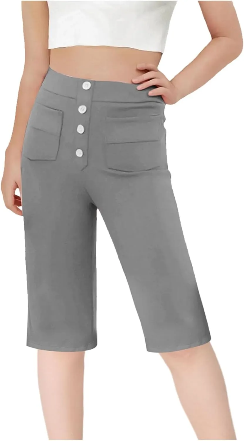 Pants for Kids Girl Boy Summer Fall Sport Gym Yoga High Cut Straight Leg Plain Pants Shorts Sweatpants Child 2025