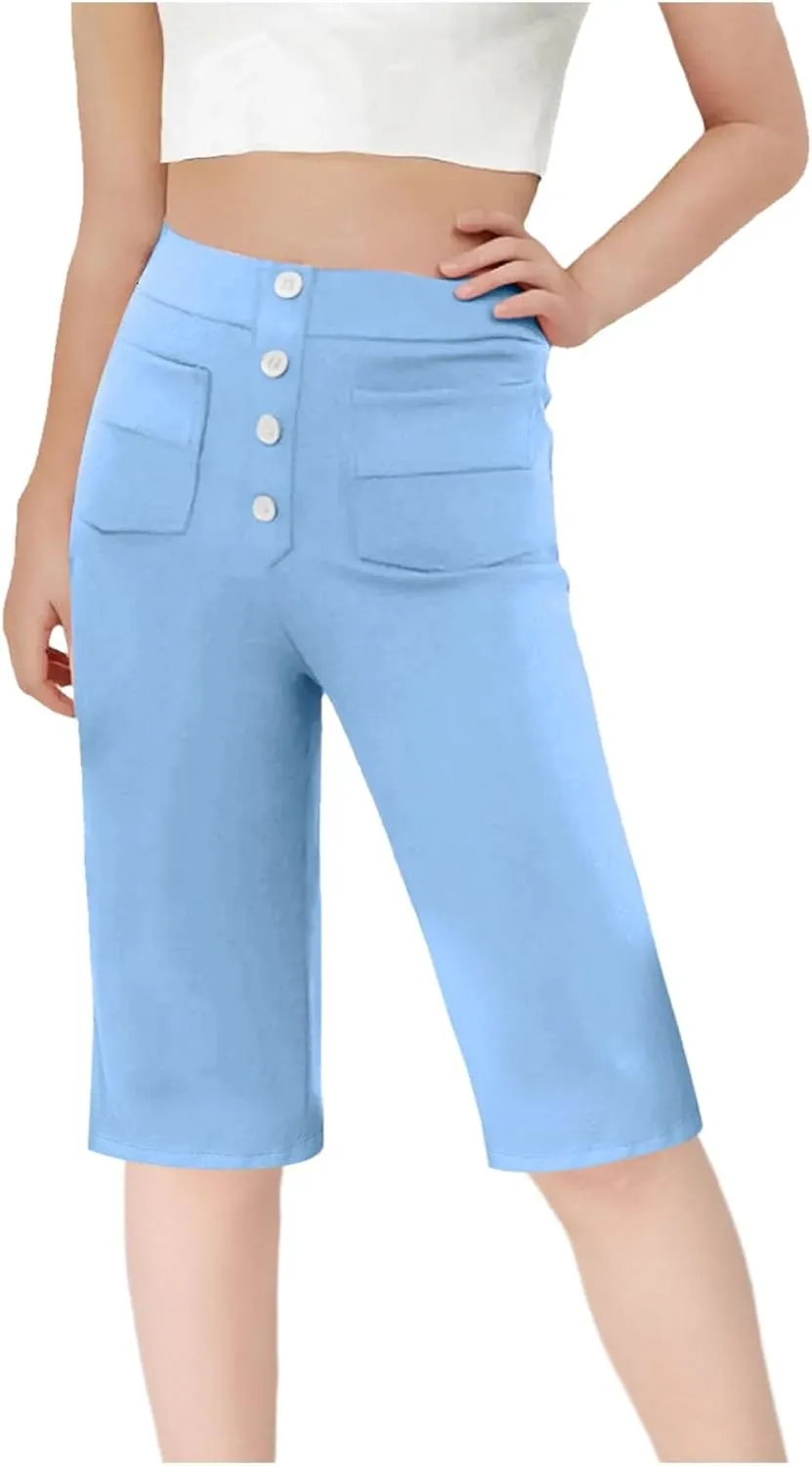 Pants for Kids Girl Boy Summer Fall Sport Gym Yoga High Cut Straight Leg Plain Pants Shorts Sweatpants Child 2025
