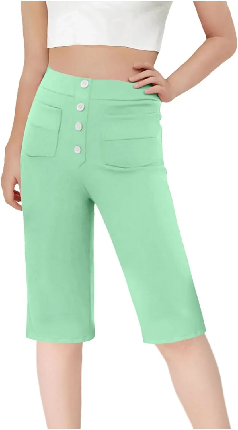 Pants for Kids Girl Boy Summer Fall Sport Gym Yoga High Cut Straight Leg Plain Pants Shorts Sweatpants Child 2025