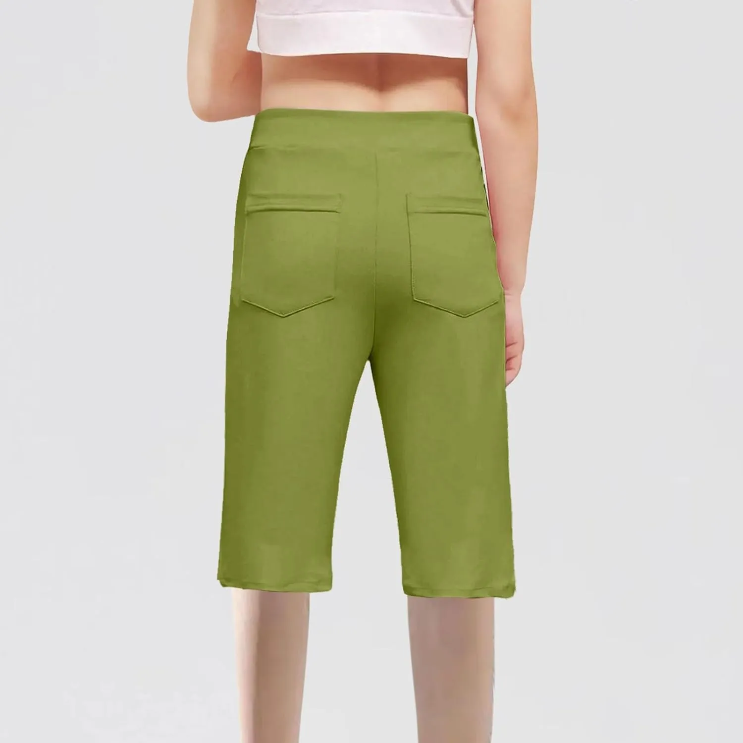Pants for Kids Girl Boy Summer Fall Sport Gym Yoga High Cut Straight Leg Plain Pants Shorts Sweatpants Child 2025
