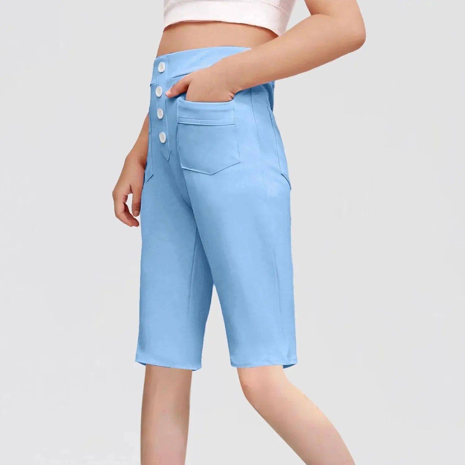 Pants for Kids Girl Boy Summer Fall Sport Gym Yoga High Cut Straight Leg Plain Pants Shorts Sweatpants Child 2025