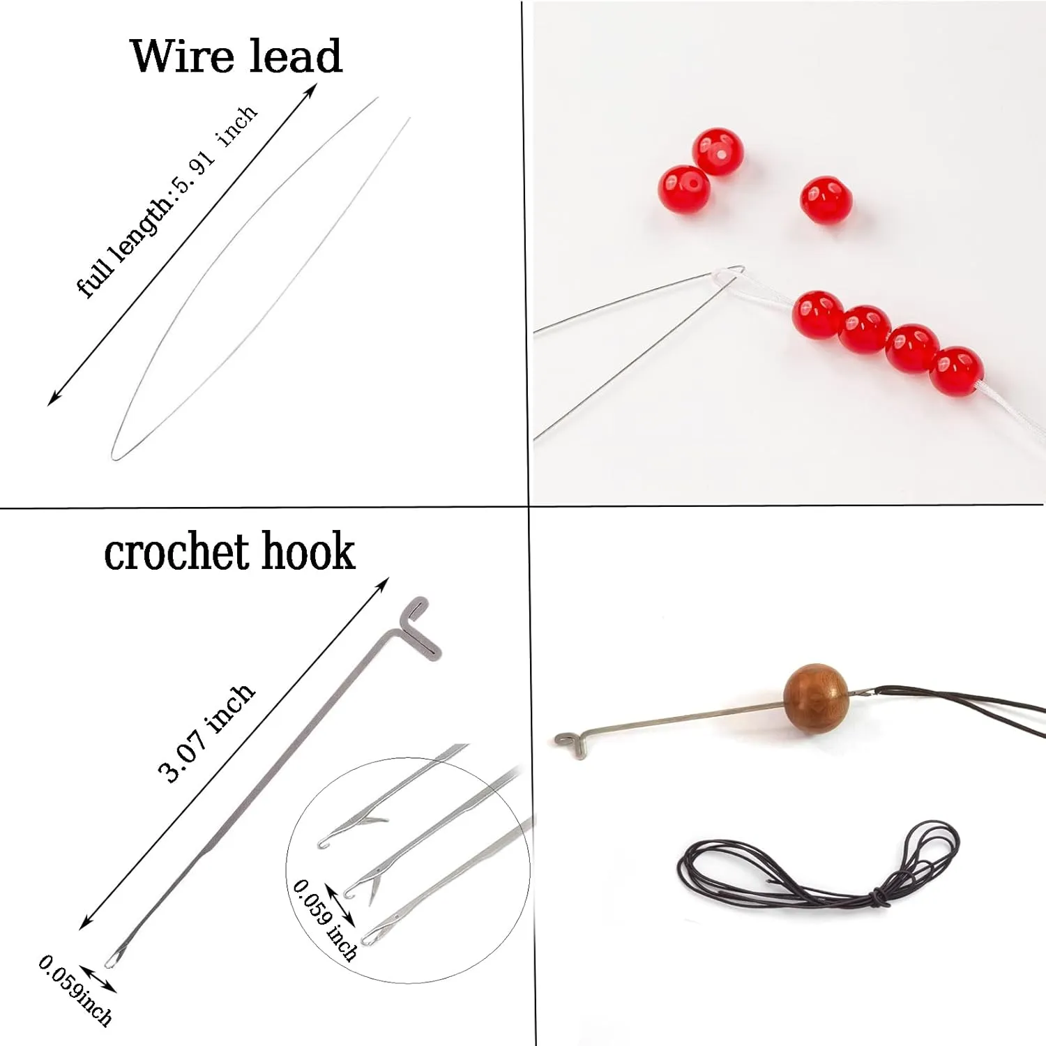 Prayer Mala Beads Wood Beaded Bracelet Elastic Buddha Bracelets for Men Women,with a Crochet Set,a Gift Storage Bag and a Greeting Card