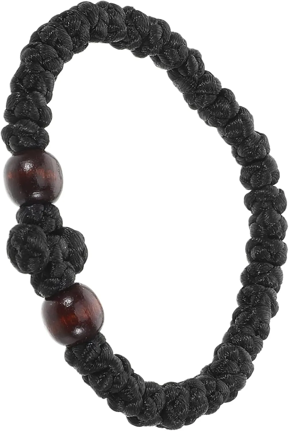 Religious Bracelet Prayer Beads Woven Jewelry for Men and Women Durable Craftsmanship Meaningful Present for Various Occasions Aesthetic Accessory for Spiritual Use