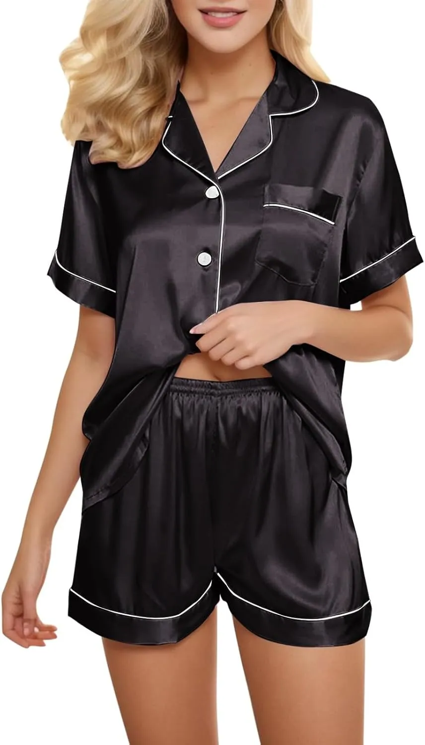 Robe Sexy Women Set Pajama Short Loose Sets Satin Nightwear Suit Nightgown Women Bandage Lingerie for Women