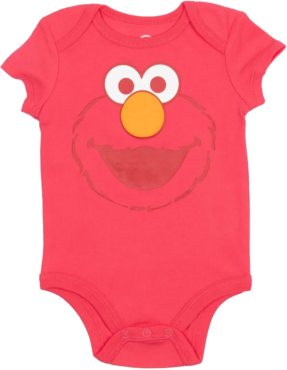 Sesame Street Elmo Oscar the Grouch Big Bird Abby Cadabby Baby 5 Pack Bodysuits Newborn to Infant