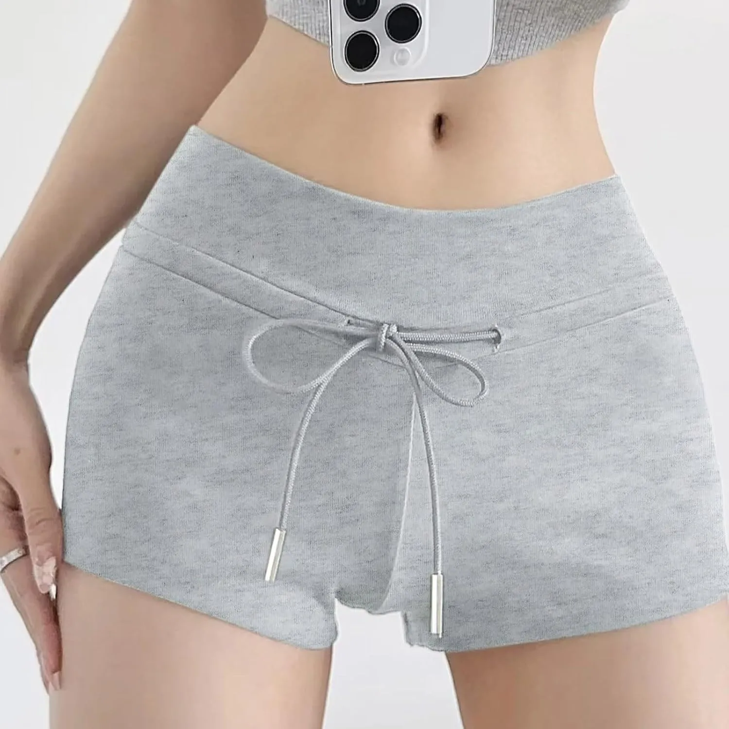 Shorts for Women Summer Fall Sport Gym Yoga Wrap Ruched Butt Scrunch Booty Shorts Women 2025 Trendy