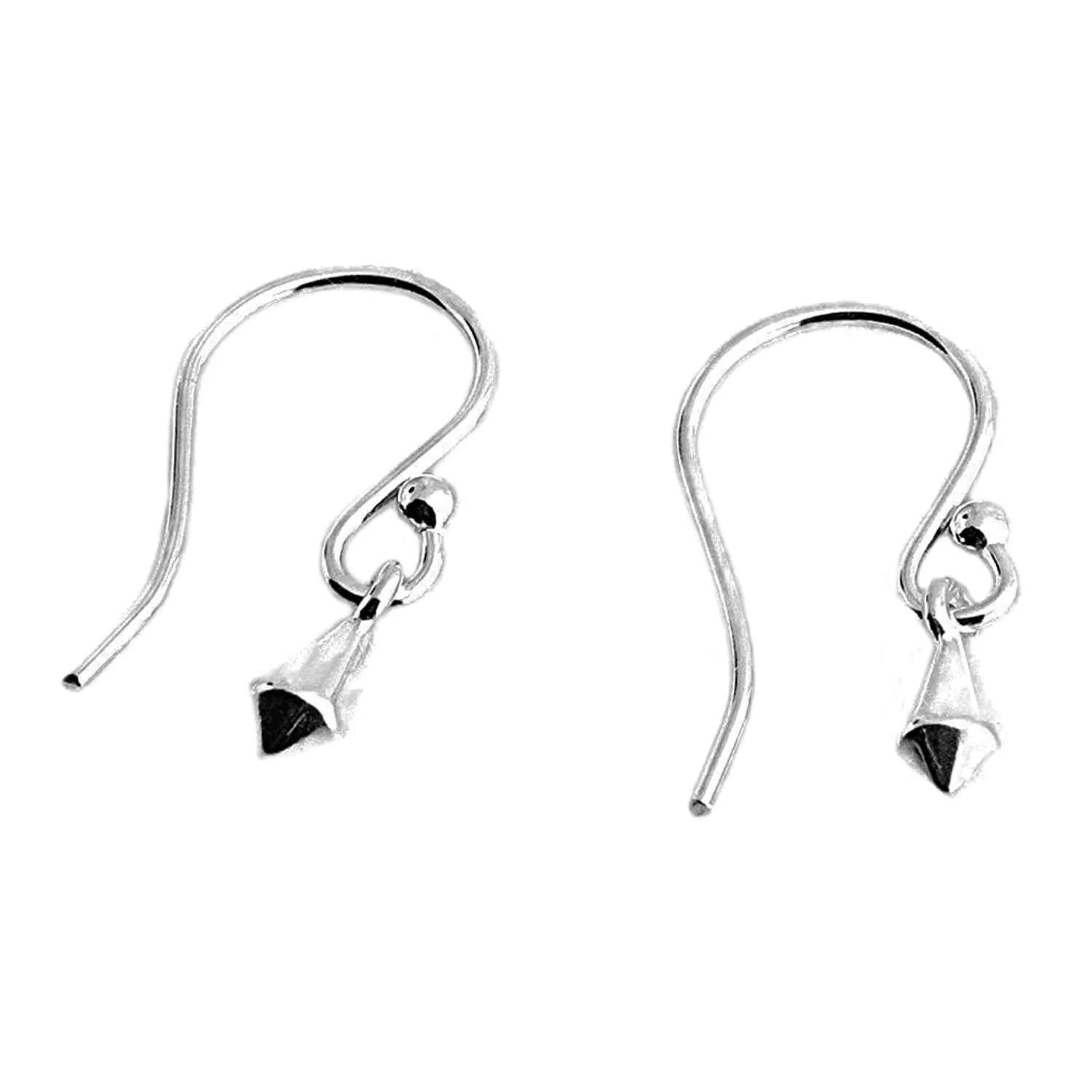 Silver Gold Drop Dangle Earrings Trendy for Women Threader Dangly Hypoallergenic Bohemian Component Drops Ring Round Shape (Kite-Shaped/French Wire)