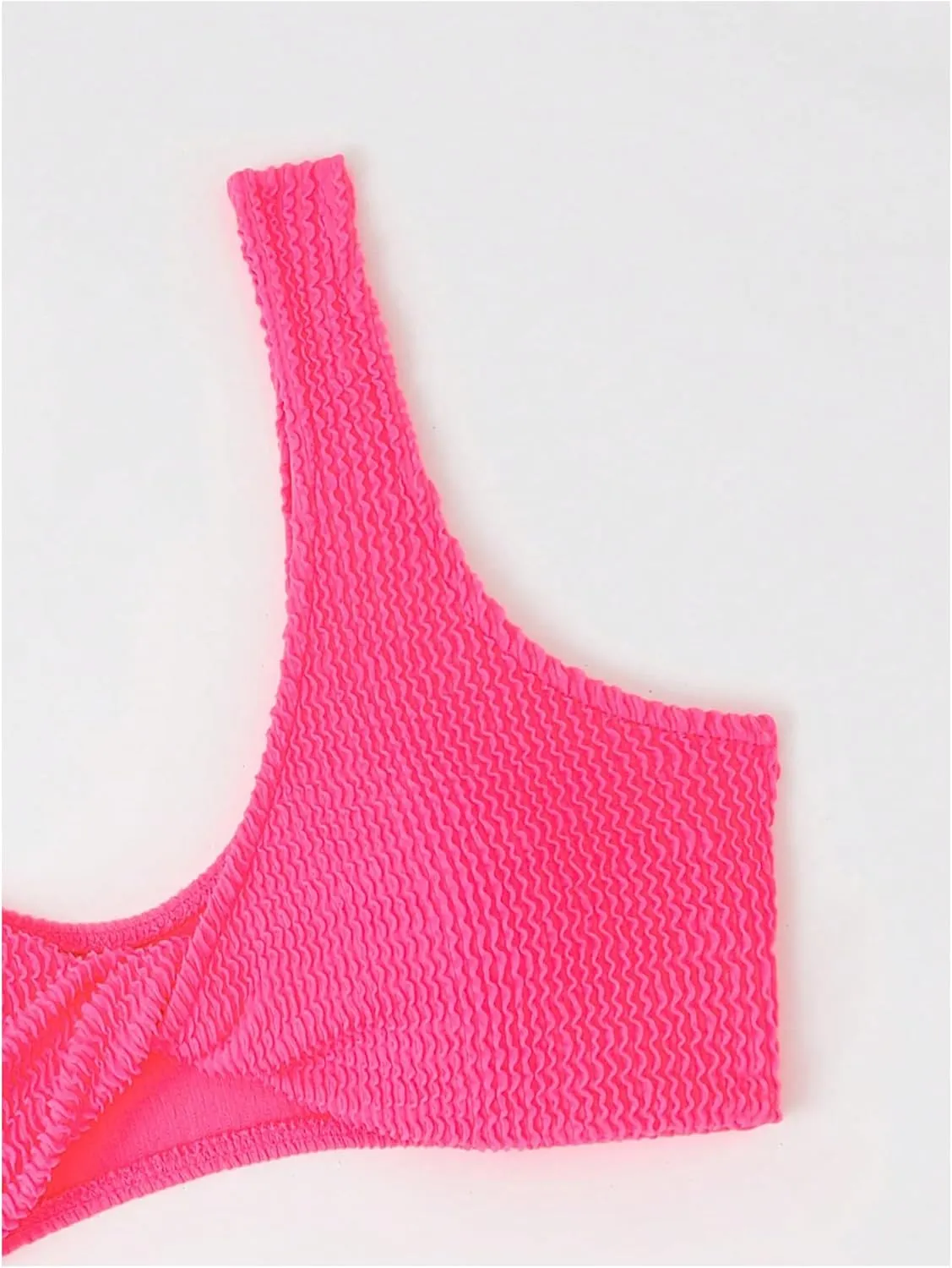 SOLY HUX Bikini Sets for Women Twist Front Swimsuit Two Piece Bathing Suits