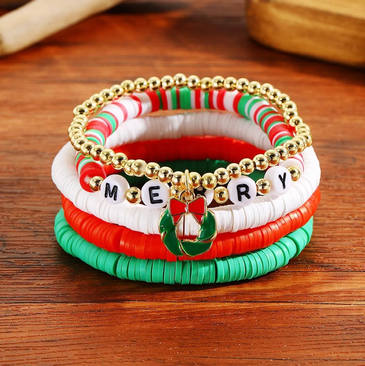 Spevert Jewelry Bracelets for Women Colorful Stackable Beaded Friendship Stretch Bracelets Pearl and Soft Ceramic Bracelet