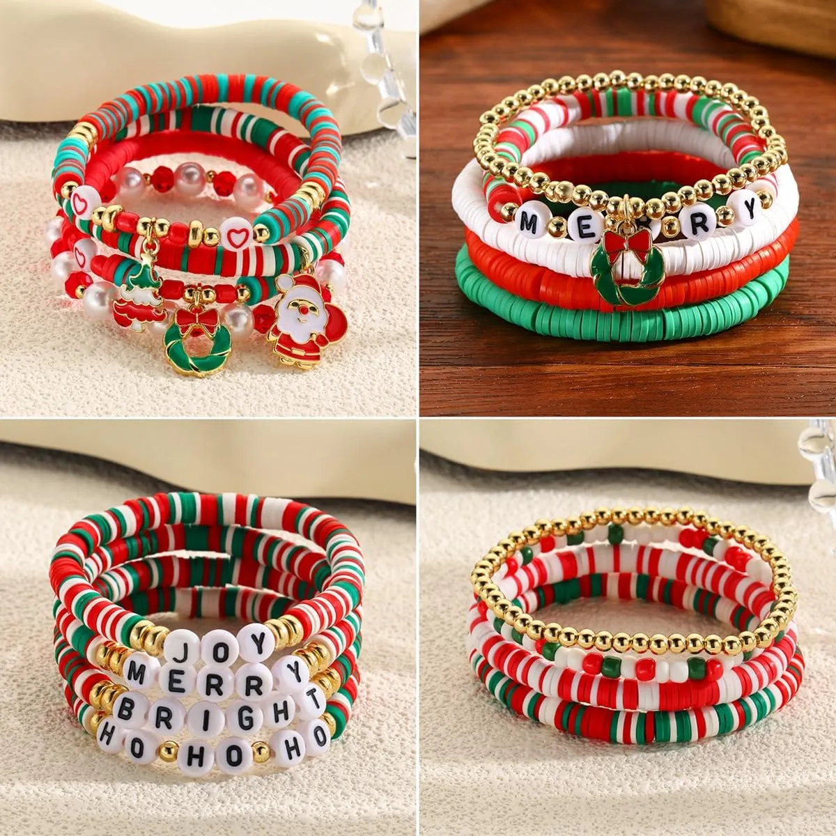 Spevert Jewelry Bracelets for Women Colorful Stackable Beaded Friendship Stretch Bracelets Pearl and Soft Ceramic Bracelet