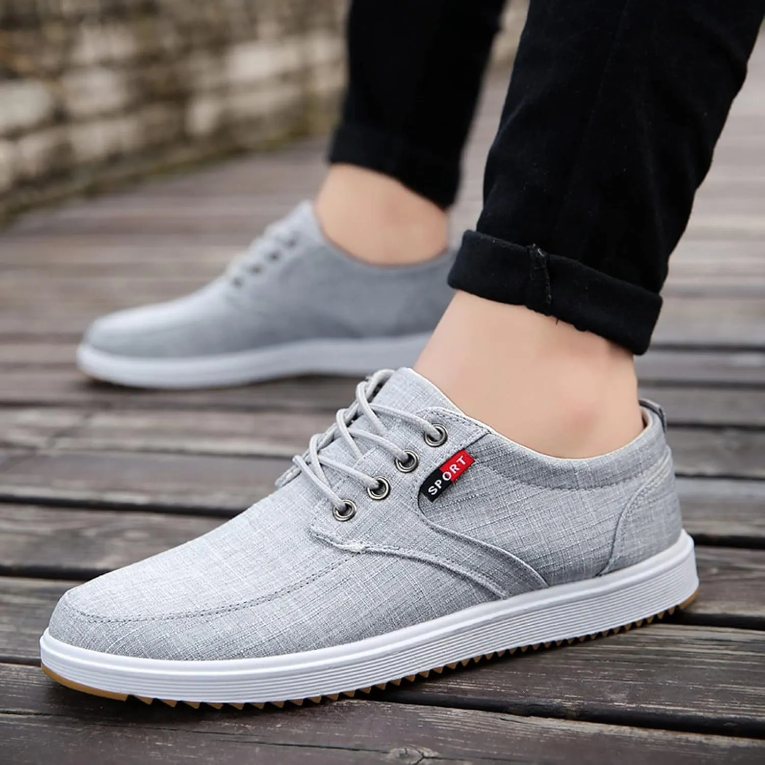 Steel Toe Shoes for Men Lightweight Casual Work Loafers Industrial Construction Sneakers Slip On Indestructible Work Shoes