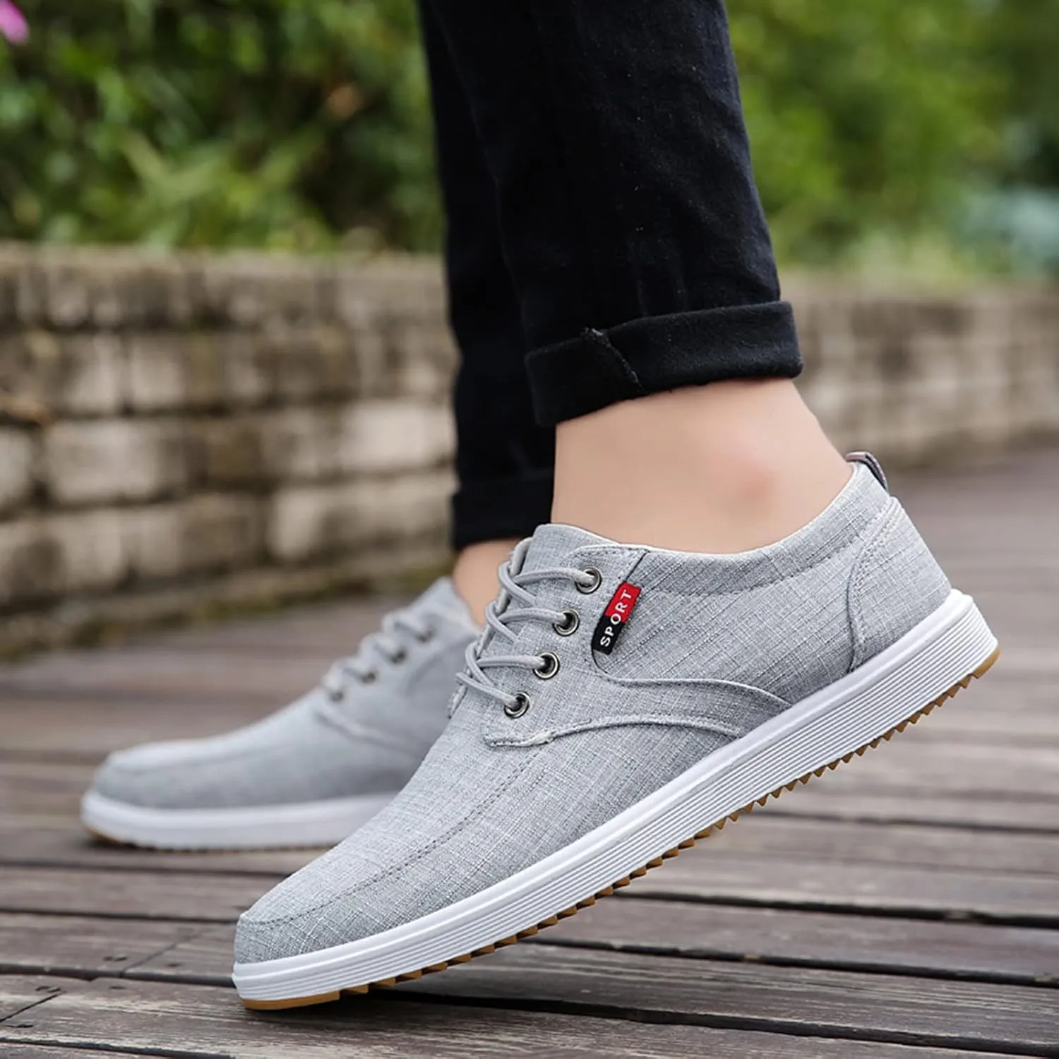 Steel Toe Shoes for Men Lightweight Casual Work Loafers Industrial Construction Sneakers Slip On Indestructible Work Shoes