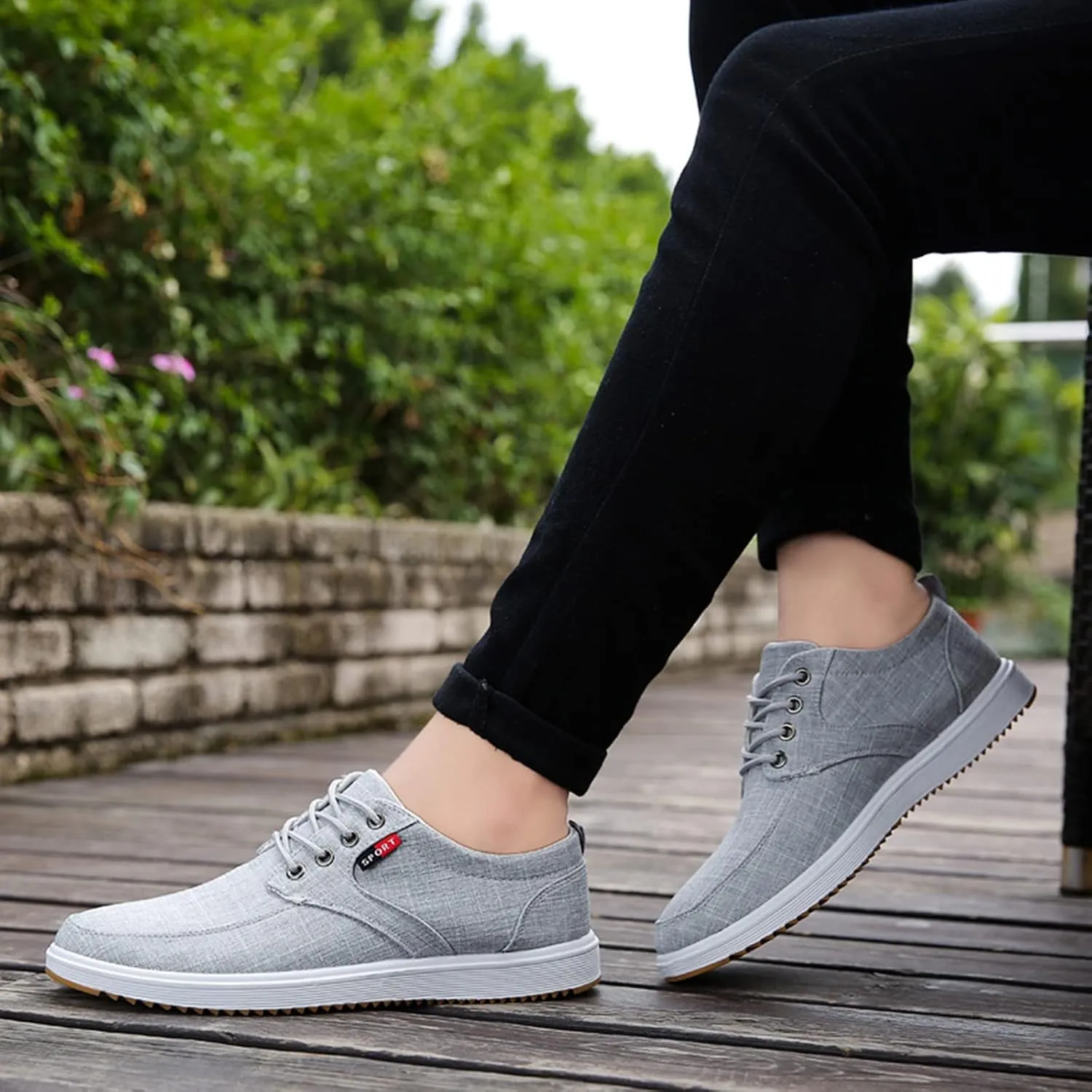 Steel Toe Shoes for Men Lightweight Casual Work Loafers Industrial Construction Sneakers Slip On Indestructible Work Shoes