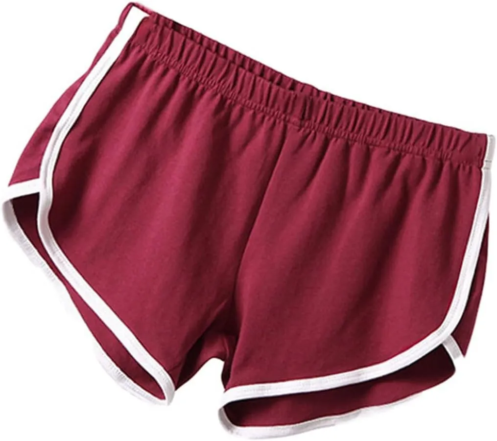 Track Gym Yoga Shorts for Women Fall Summer Loose Fit High Cut Striped Pants Shorts Women 2025