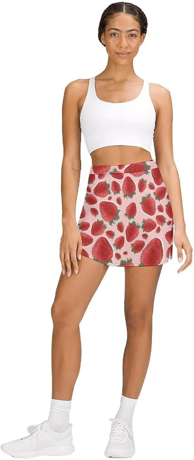 Trouser Skirt,Women's Versatile Stretch Casual Mini Skirt Light Proof
