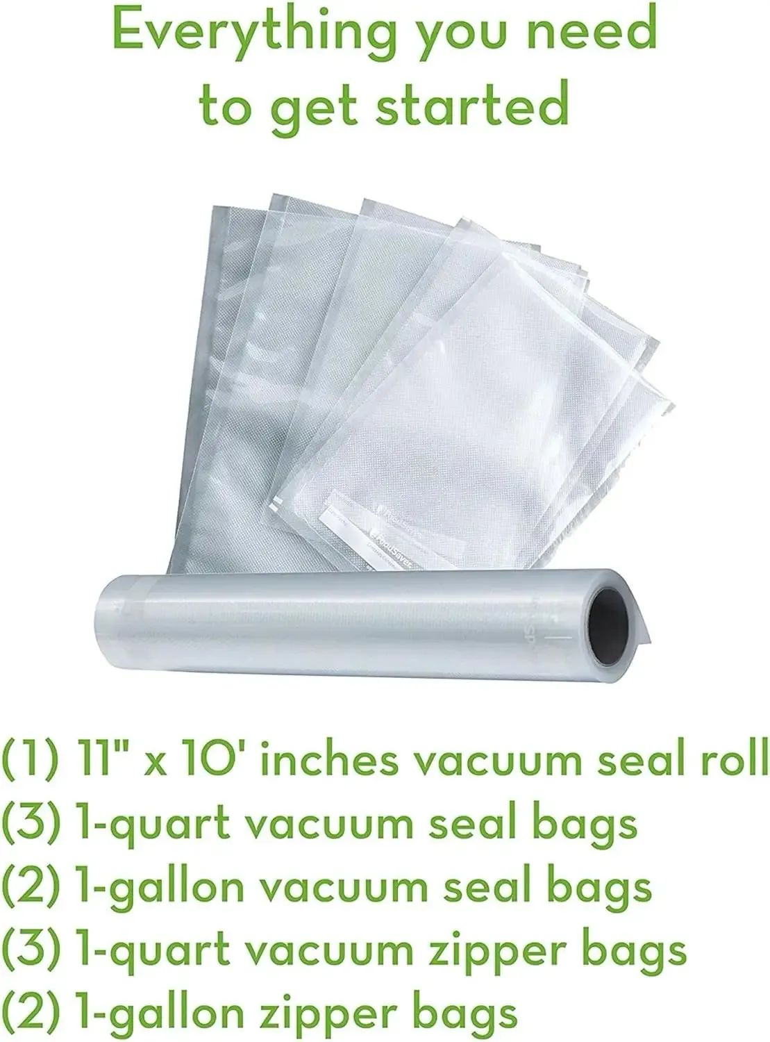 V4400 2-in-1 Vacuum Sealer Machine with Automatic Vacuum Sealer Bag Detection and Starter Kit