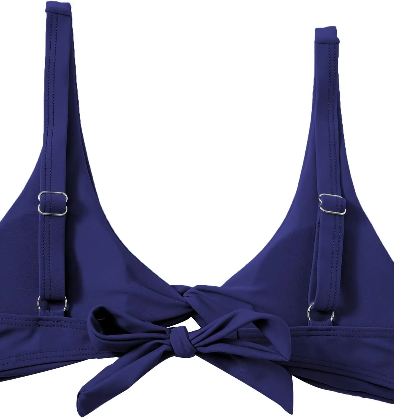 Verdusa Women's Twist Front High Cut Thong Two Piece Bikini Set Swimsuit