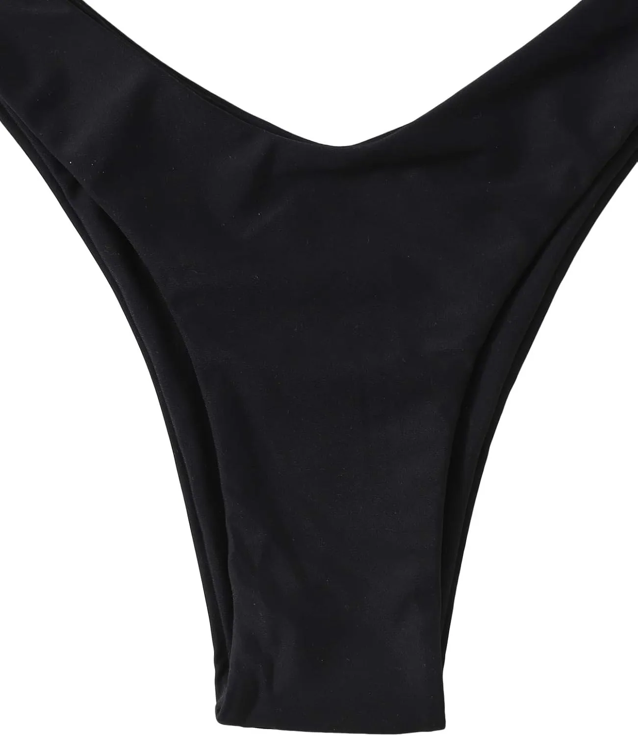 Verdusa Women's Twist Front High Cut Thong Two Piece Bikini Set Swimsuit