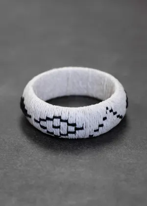 White Wicker Bracelet