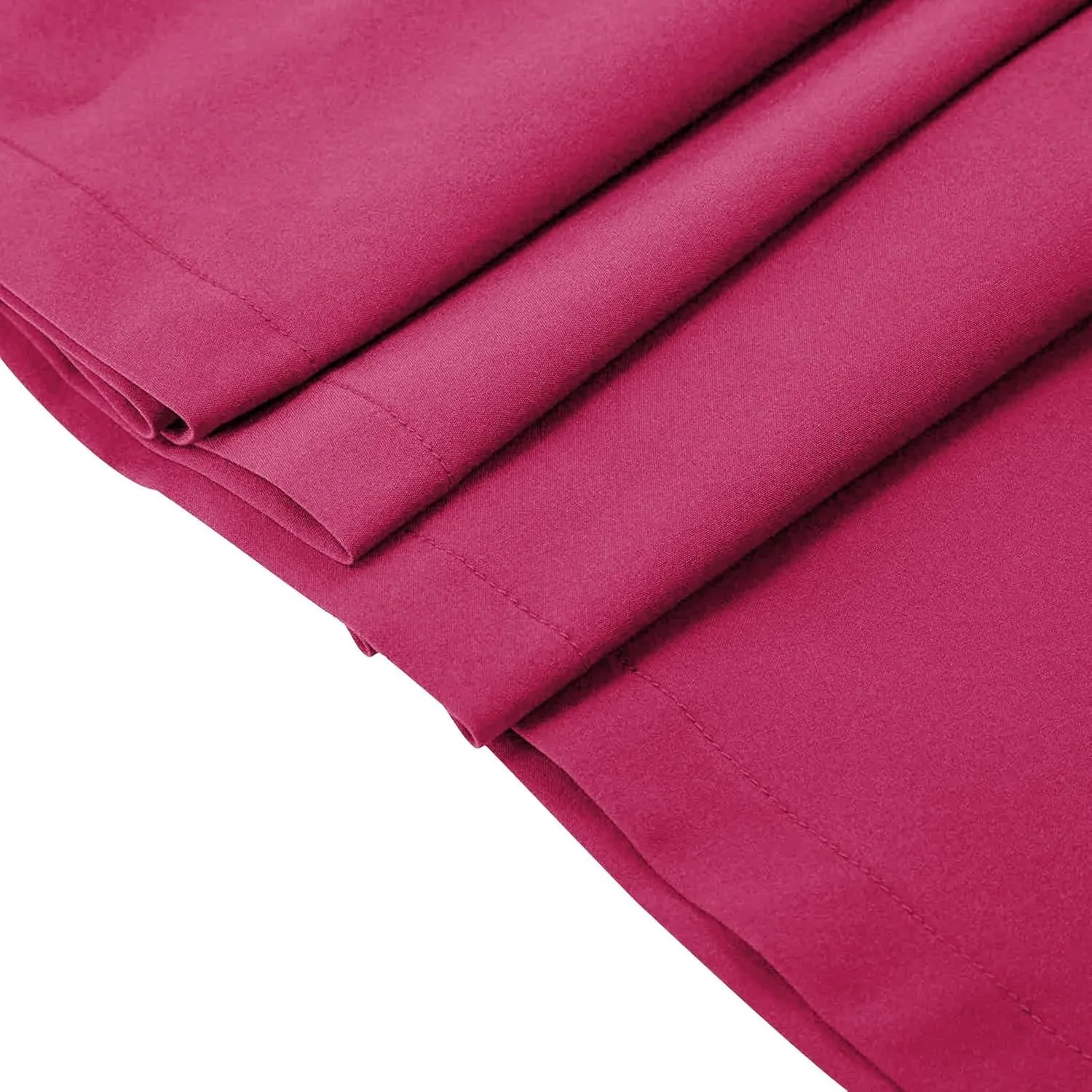 Women Vintage Skirt High Waist Pleated Button Skirts Midi A-Line Short Dress Fashion Casual Solid Swing Dresses