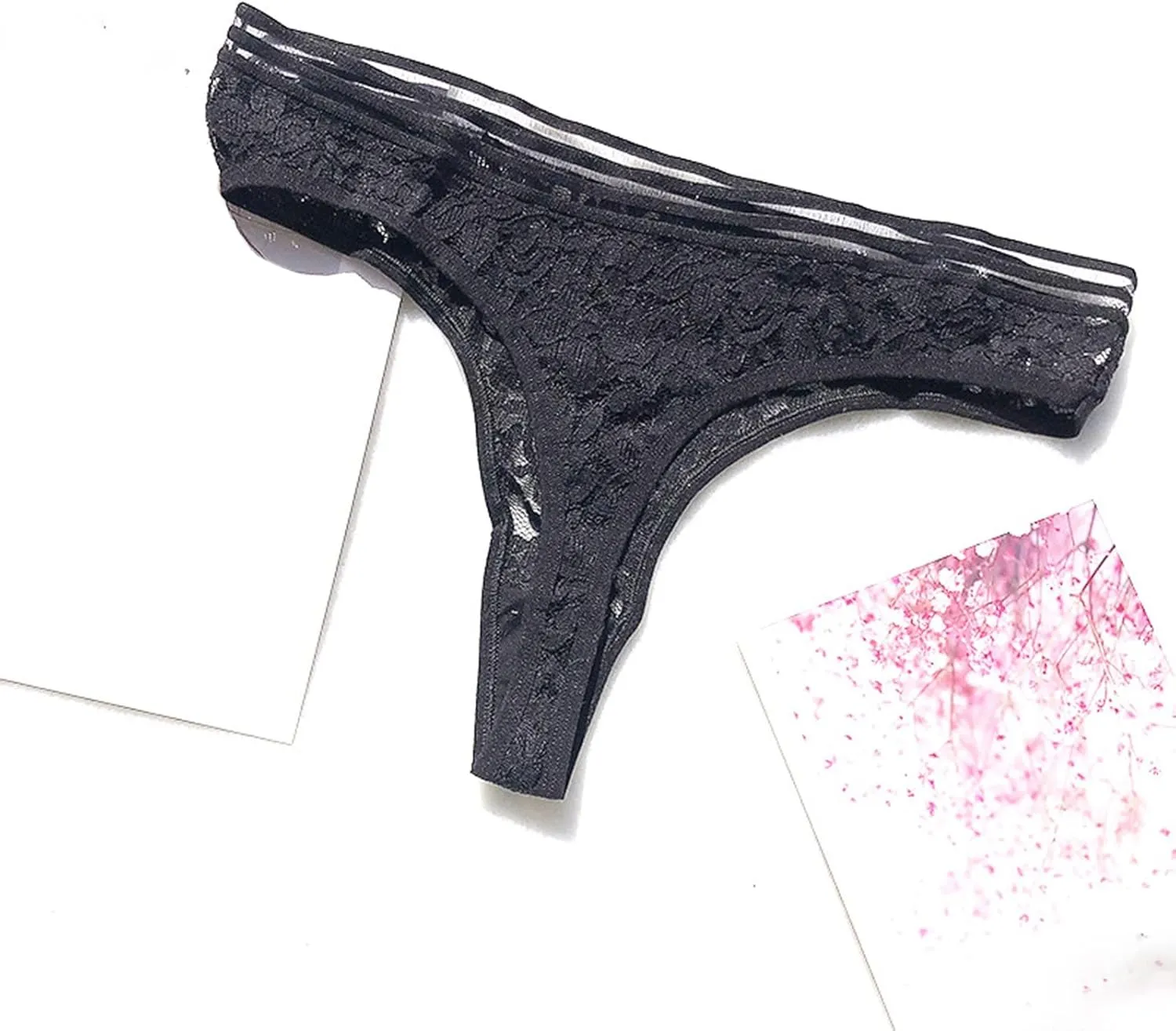 Womens High-Waisted Briefs Panties Pack Ribbed Suede Fall Moisture-Wicking High Cut Bondage Panties