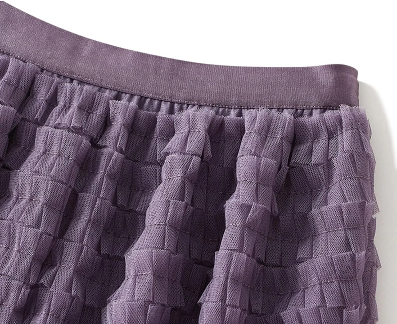 Women'S Tulle Skirt Elastic Waist Tutu Skirt Layered Puffy Fairy Skirts Mesh Layered Skirts Party Skirts
